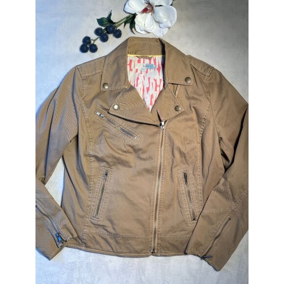 Boden Jackets & Blazers - Boden Womens Casual Biker Jacket Coat Lining Y2K Sz 10 Classiccore Streetcore